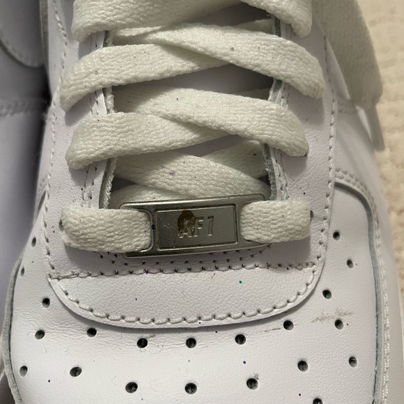 Women’s Nike Air Force 1 low 07 white/white size 11.5/ men’s size 10 - Picture 4 of 11